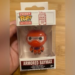 Armored Baymax Pocket Pop Keychain